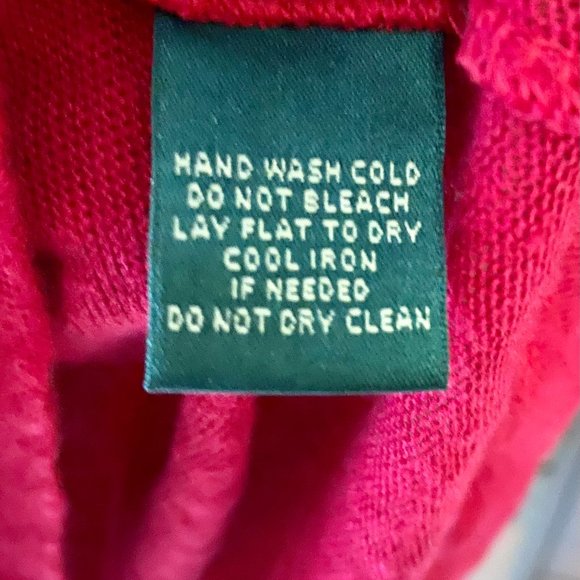 Ralph Lauren Fuchsia Blouse ~ Petite Medium - Picture 4 of 4
